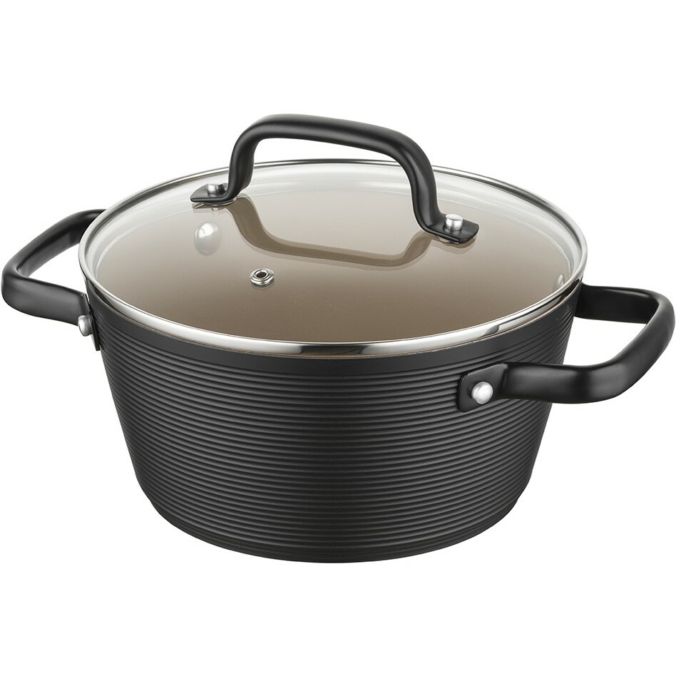 Florina Hliníkový hrniec Carina Black 2