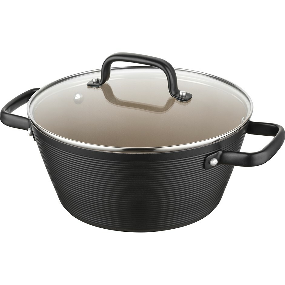 Florina Hliníkový hrniec Carina Black 3