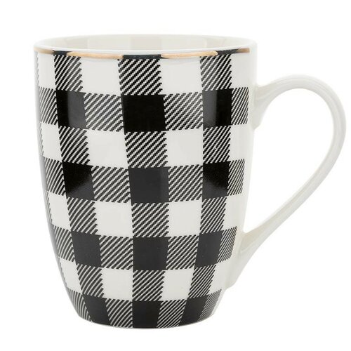 Florina Porcelánový hrnček winter glam grid Florina Porcelánový hrnček winter glam grid