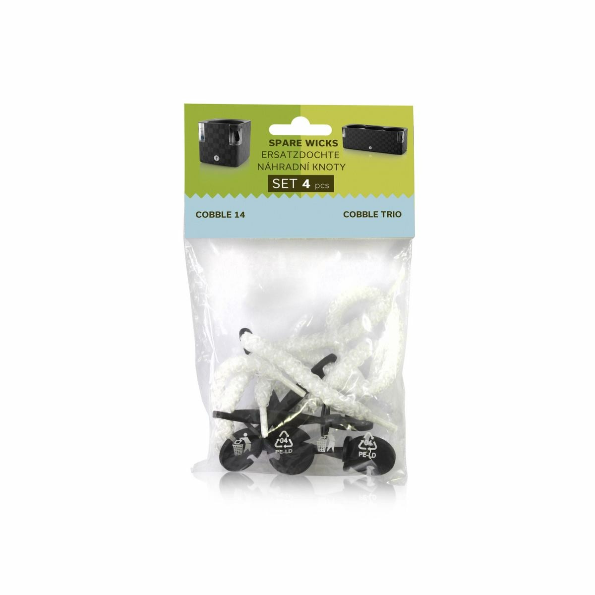 Flower Lover Náhradné knôty pre Cobble kvetináče