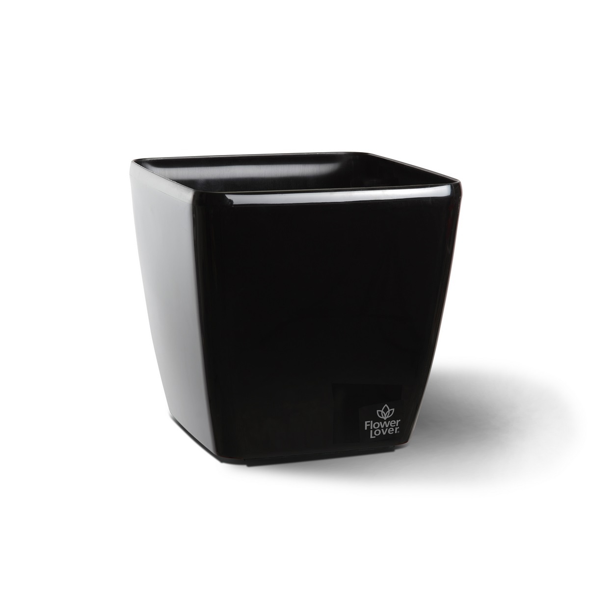 Flower Lover Obal na kvetináč Quadrato Easy čierna