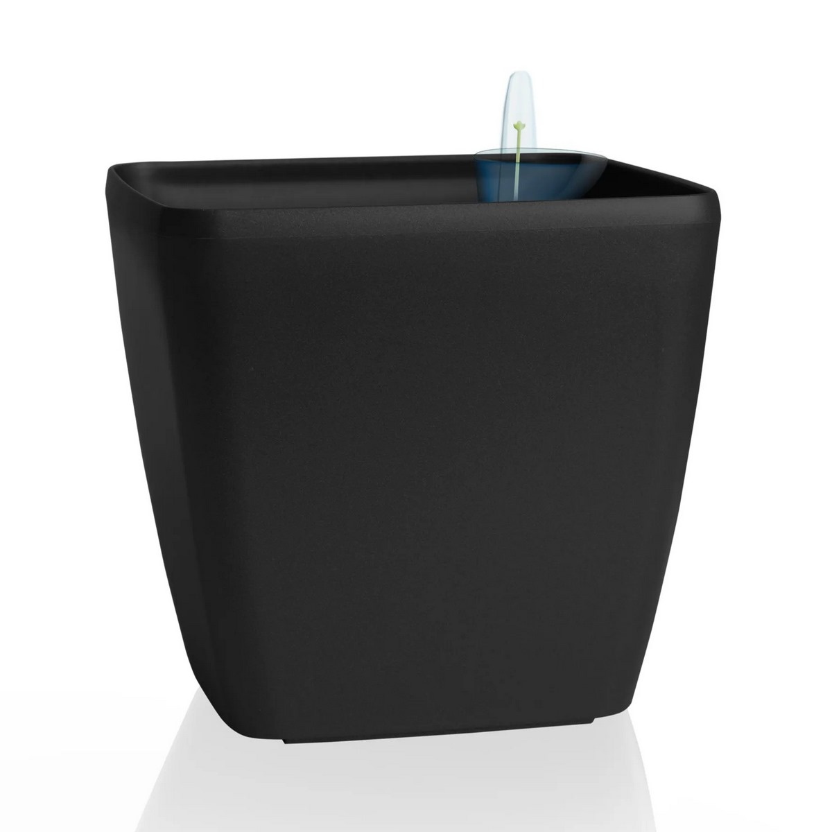 Flower Lover Samozavlažovací kvetináč Quadrato matt čierna Flower Lover Samozavlažovací kvetináč Quadrato matt čierna