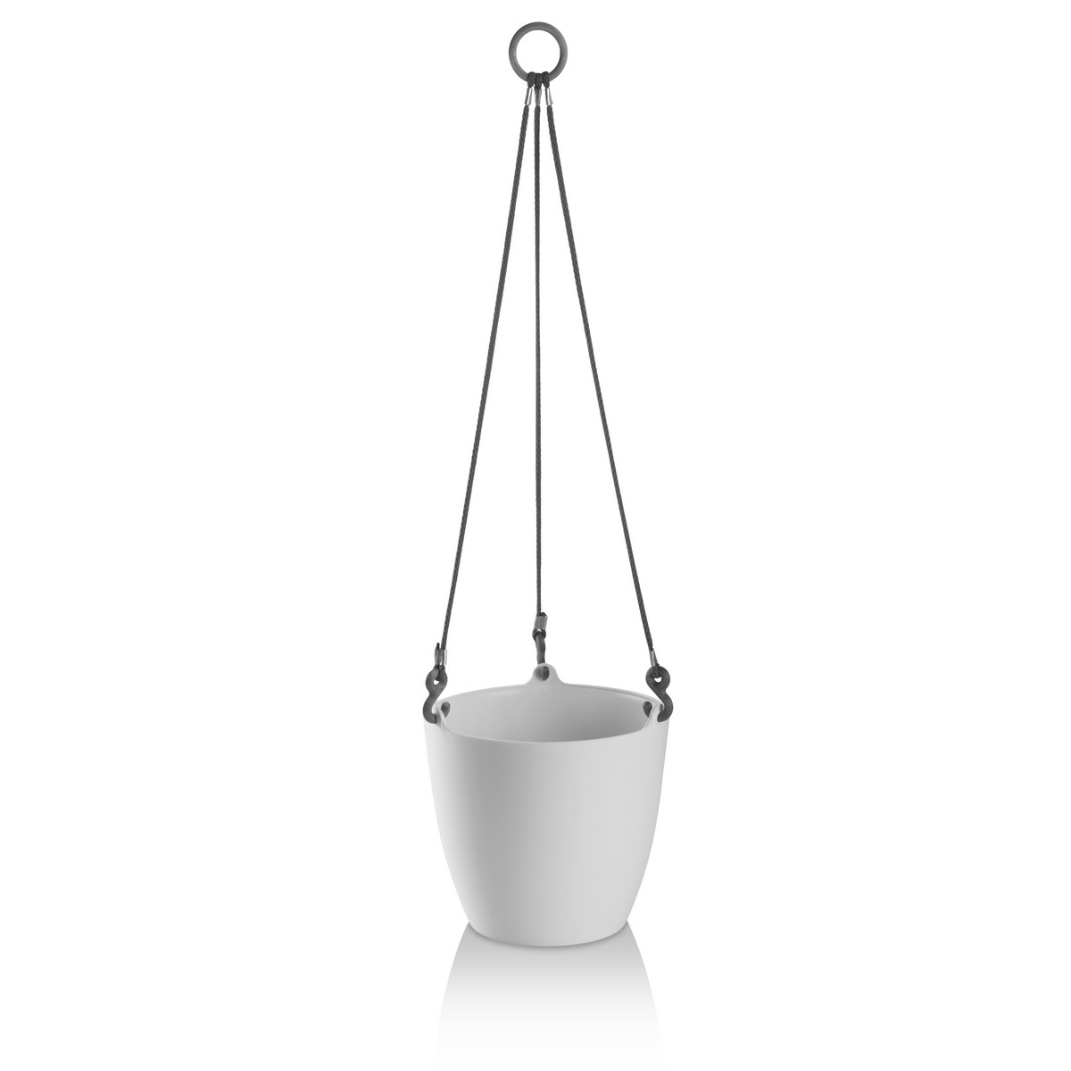 PLASTKON květináč ARIELLA pr.18cm ledově BÍ závěsný PLASTKON květináč ARIELLA pr.18cm ledově BÍ závěsný