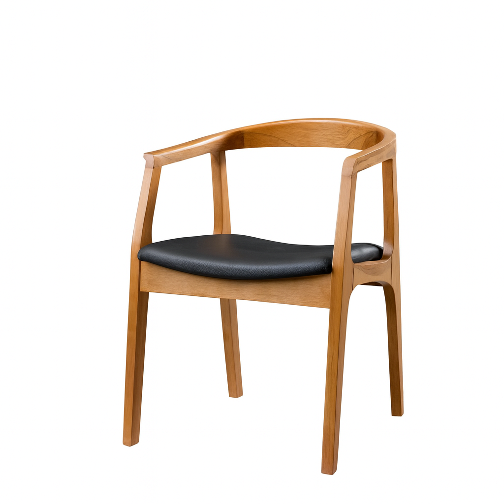 Jedálenská stolička Albero Black and Walnut