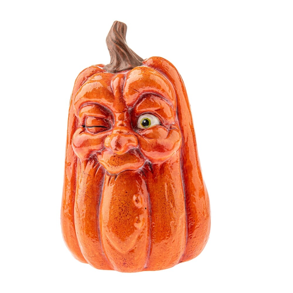 Jesenná dekorácia Tekvica s tvárou