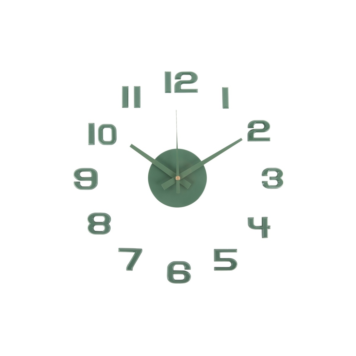 Karlsson 6001GR dizajnové samolepiace hodiny zelená Karlsson 6001GR dizajnové samolepiace hodiny zelená
