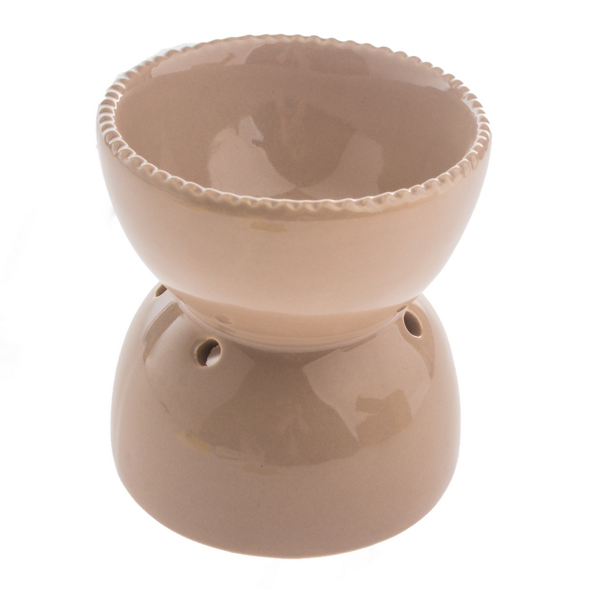 Keramická aromalampa Formia hnedá