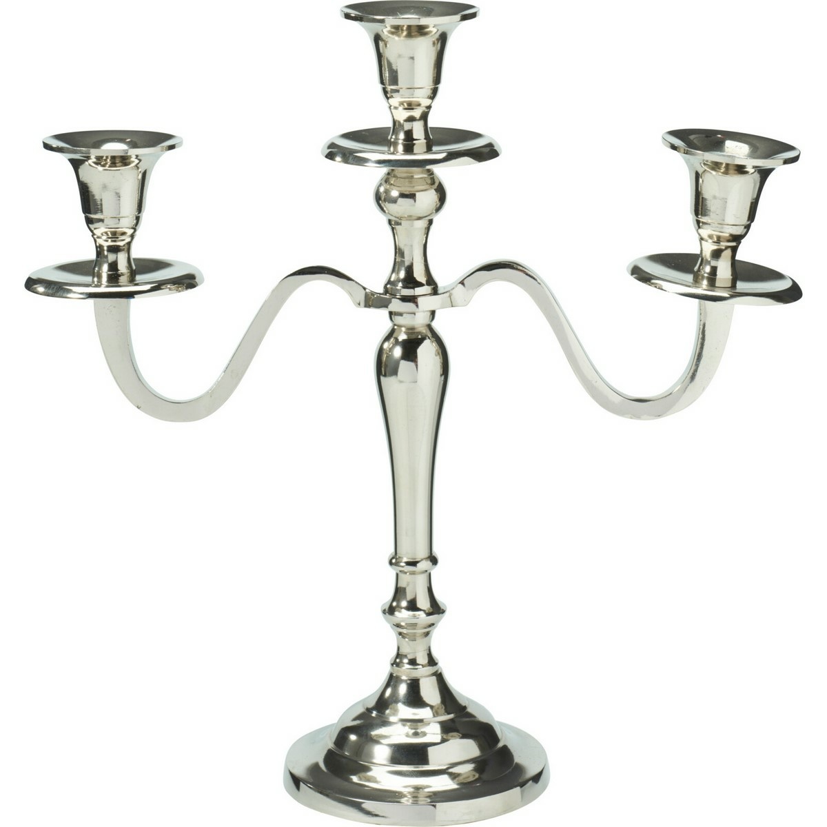 Kovový svietnik 3-ramenný 29x10x30 cm