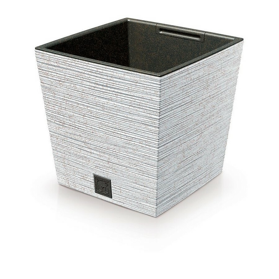 Kvetináč FURU SQUARE LOW ECO WOOD s vložkou 24 cm