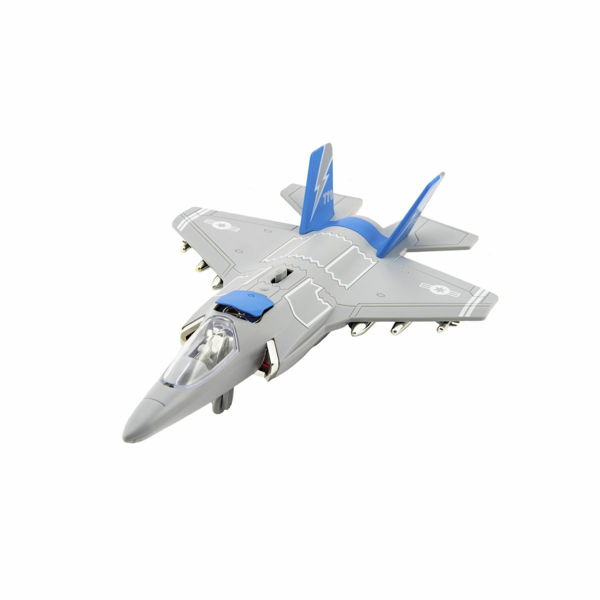 Lietadlo/stíhačka plast 31cm na batérie so svetlom so zvukom v krabici 32x22 Lietadlo/stíhačka plast 31cm na batérie so svetlom so zvukom v krabici 32x22