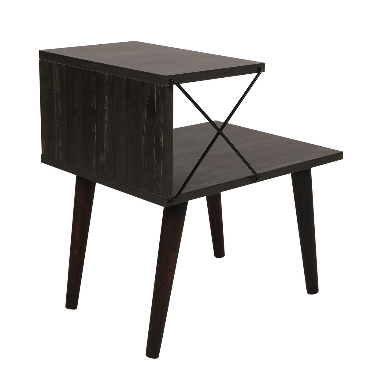 Nočný stolík Cross Dark Brown