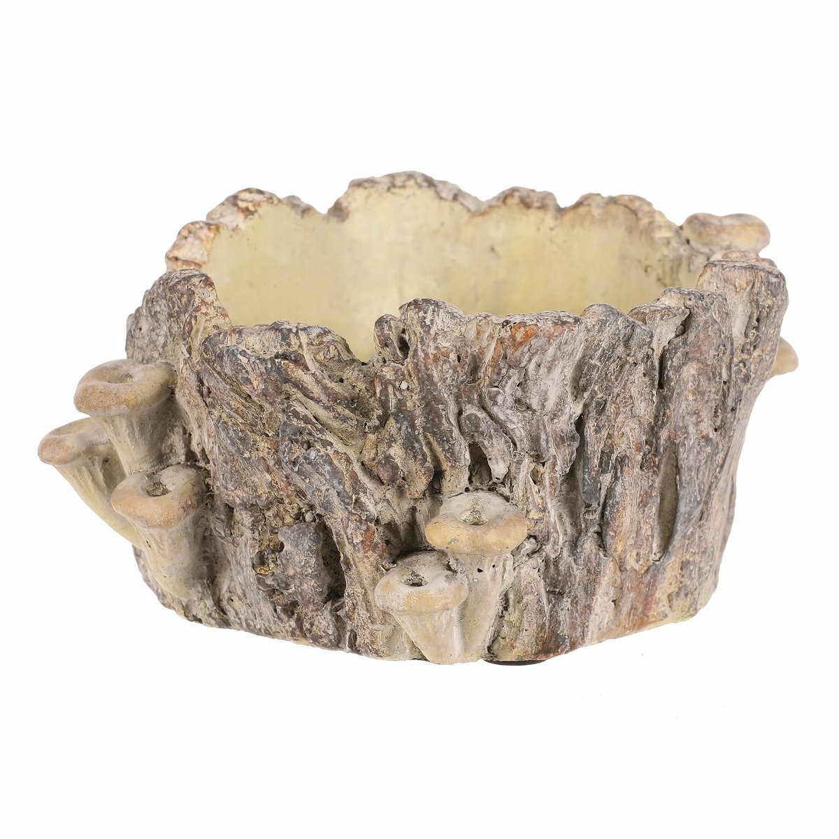 Obal betónový - peň s hríbami