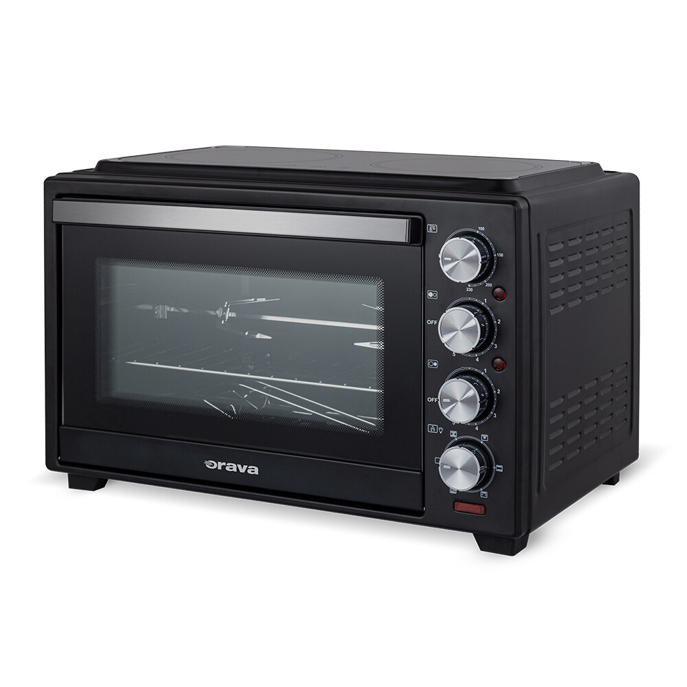 Orava Elektra-C38 elektrická rúra s dvojplatničkovým sklokeramickým varičom