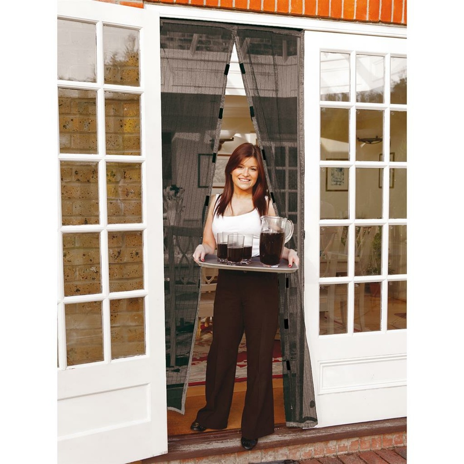 Orion Sieť na dvere proti hmyzu čierna Orion Sieť na dvere proti hmyzu čierna