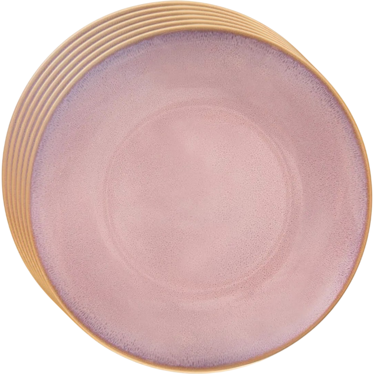 Orion Súprava keramických plytkých tanierov Glaze ružová 27 cm