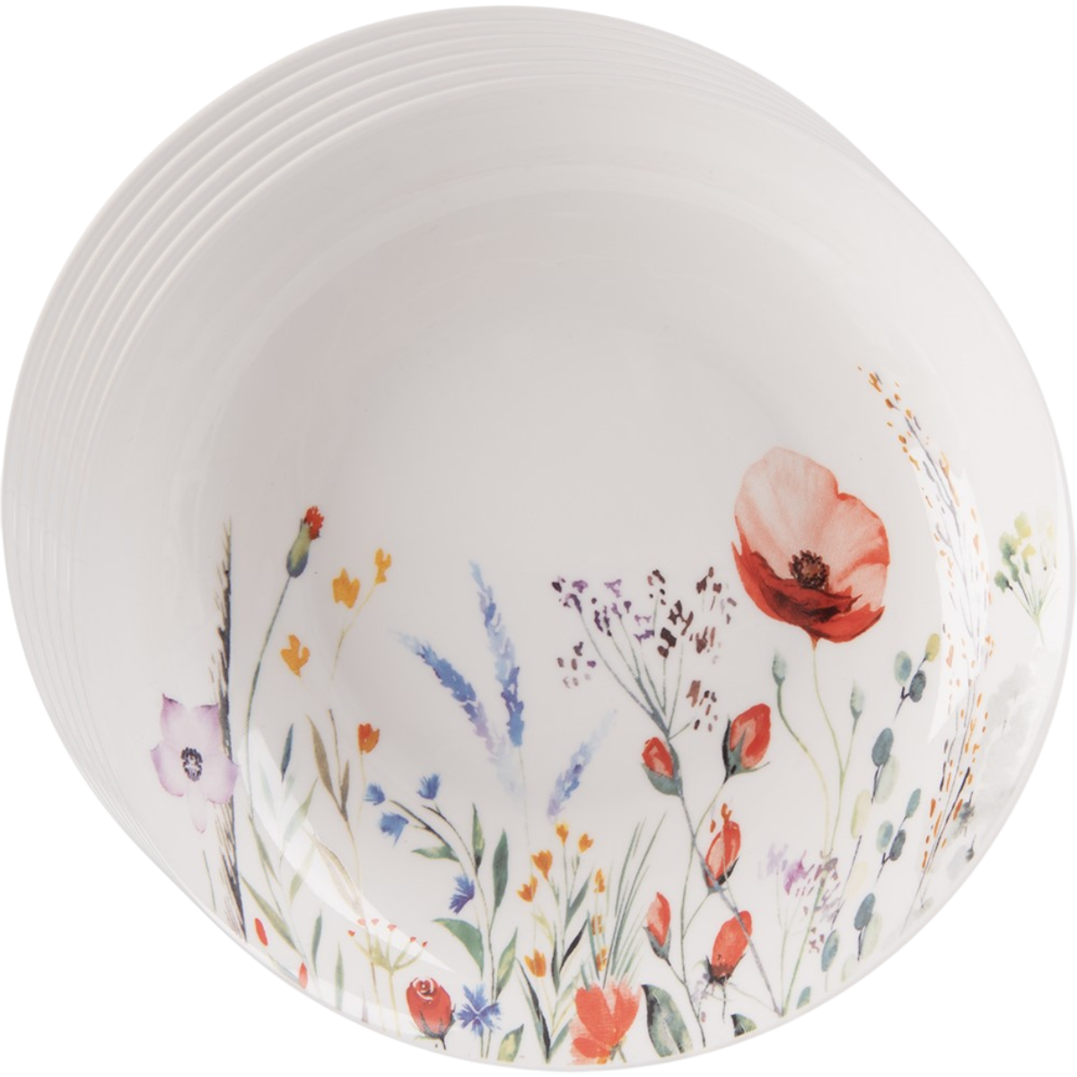 Orion Súprava porcelánových hlbokých tanierov Mak 20 Orion Súprava porcelánových hlbokých tanierov Mak 20
