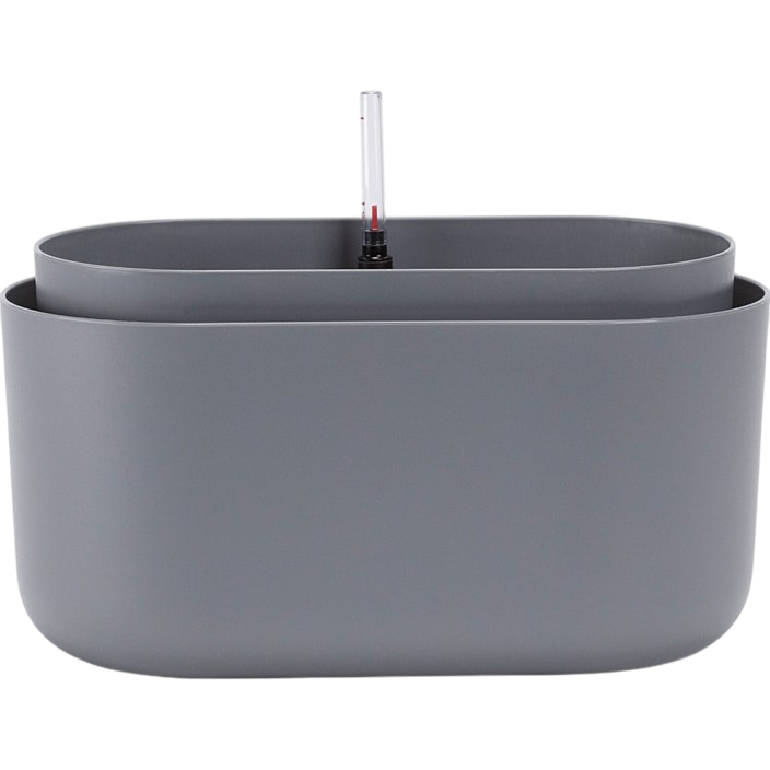 Plastia Samozavlažovací truhlík Tolita sivá Plastia Samozavlažovací truhlík Tolita sivá