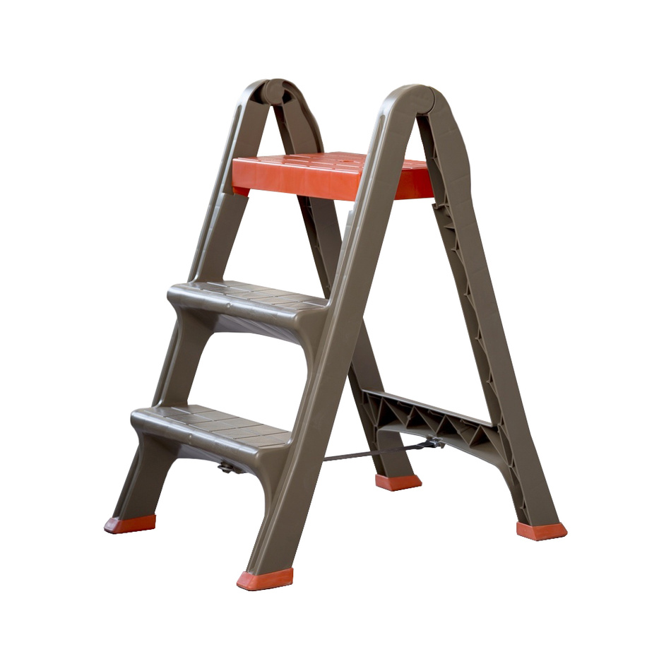 Plastové schodíky Skala hnedá