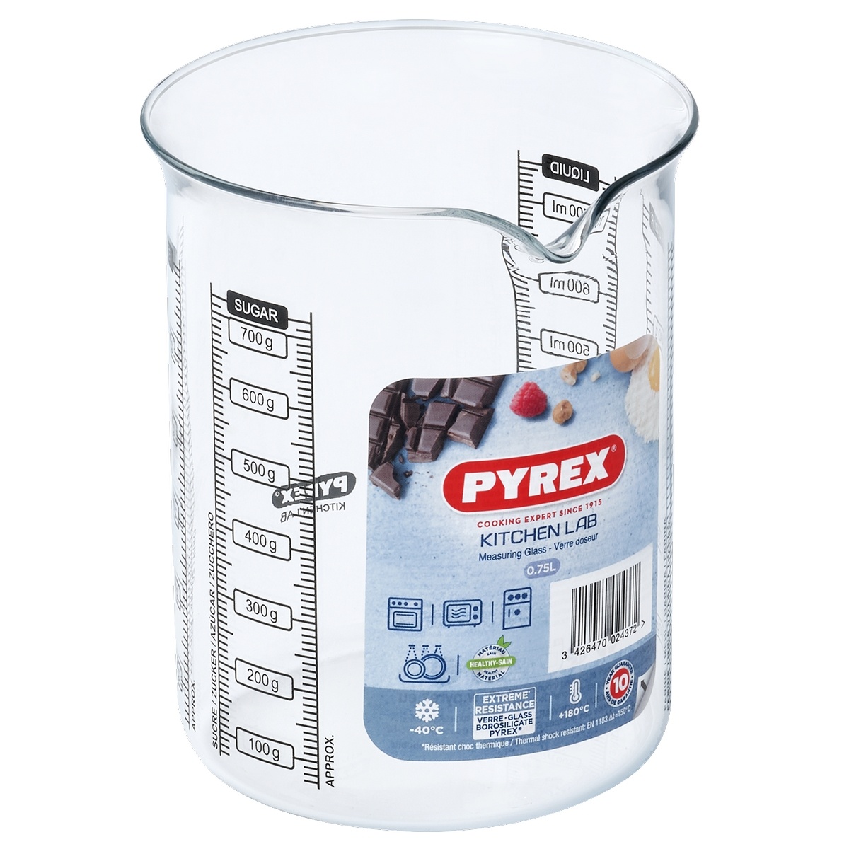 Pyrex Sklenená odmerka 0