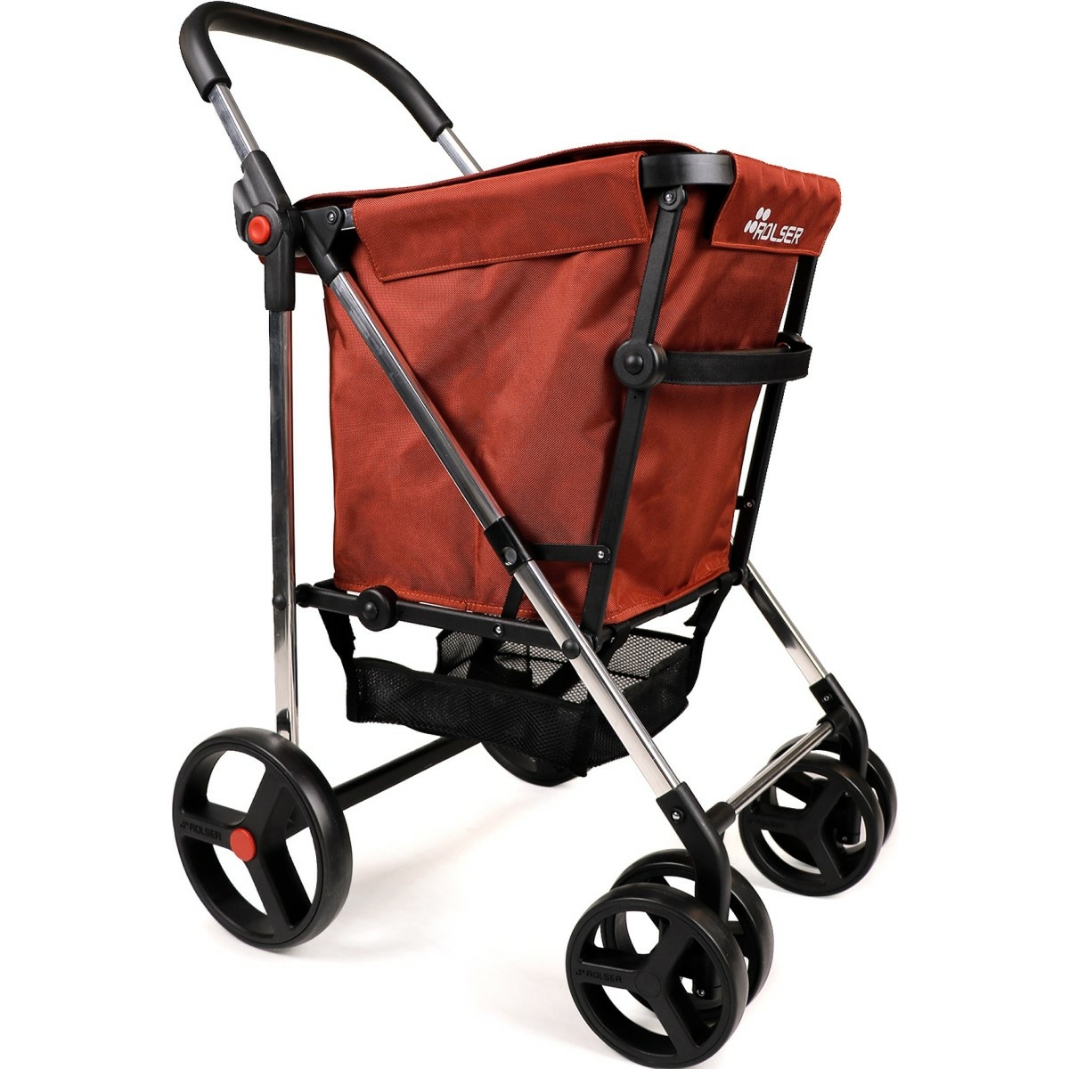 Rolser Skladací nákupný vozík na kolieskach Basket MF 4Big