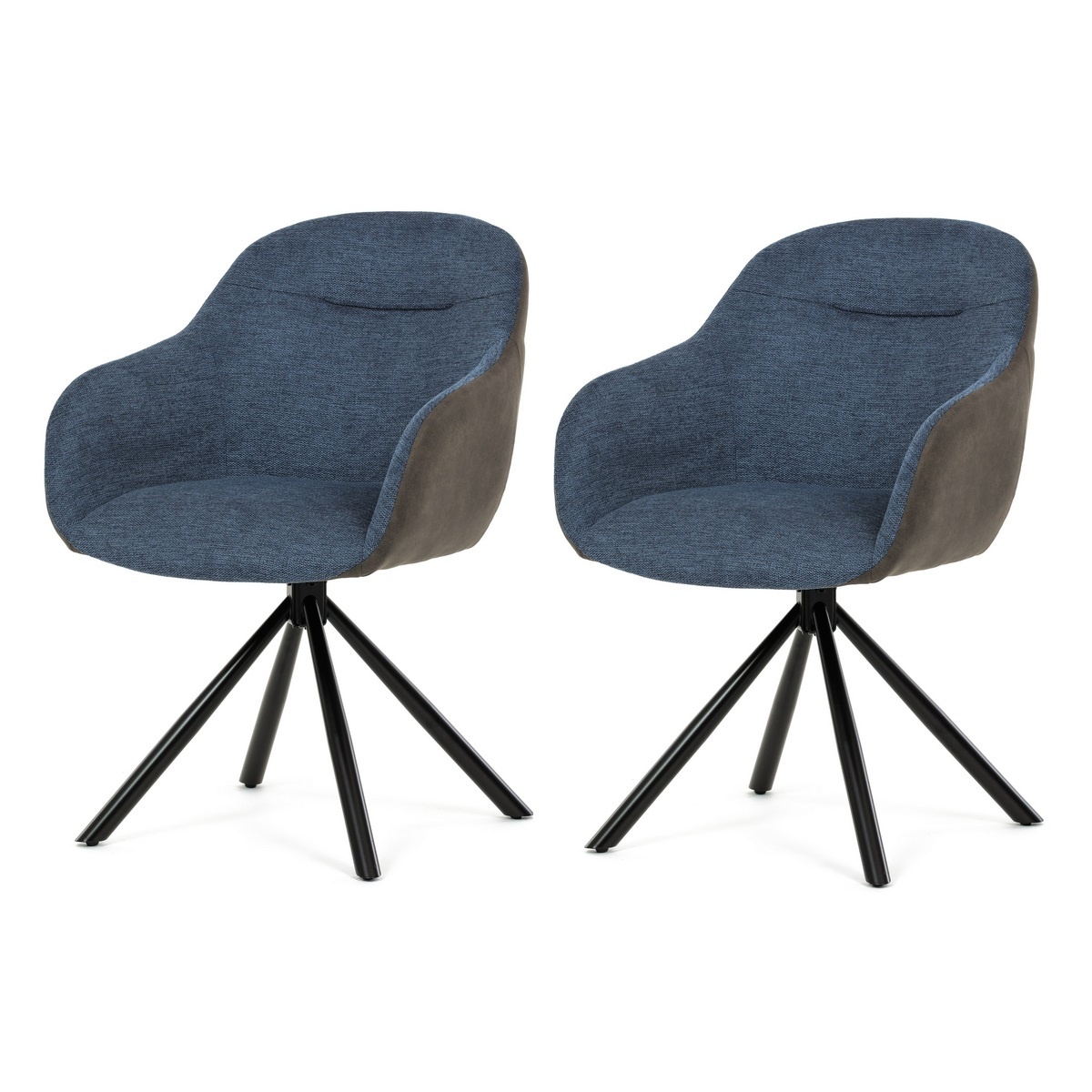 Sada jedálenských stoličiek s vratným mechanizmomDCH-Y1143 BLUE2