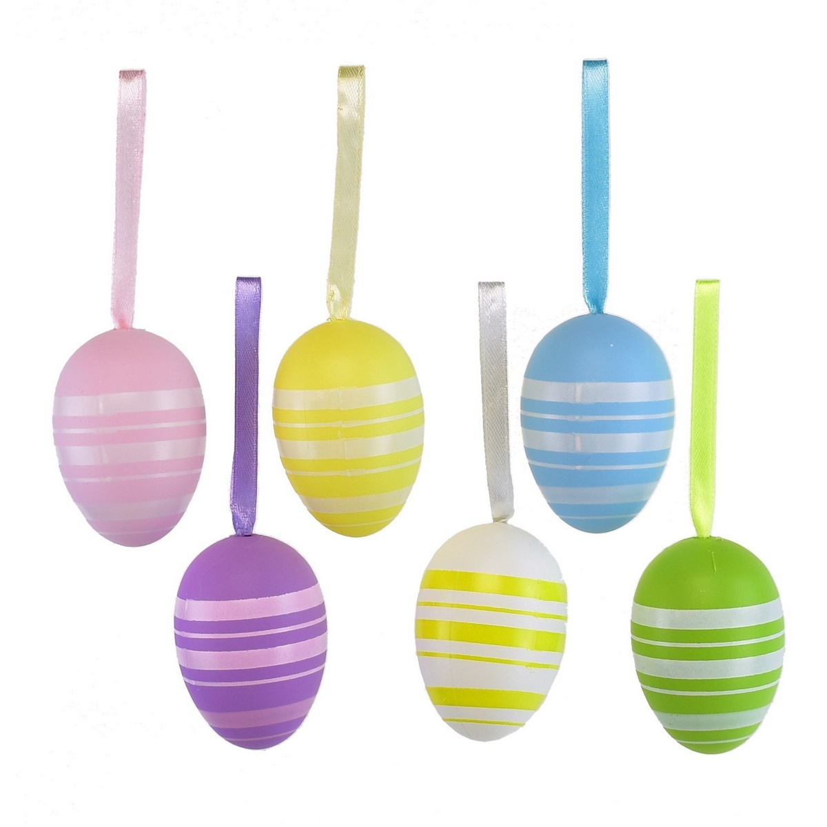 Sada ručne maľovaných vajíčok s mašľou Sada ručne maľovaných vajíčok s mašľou