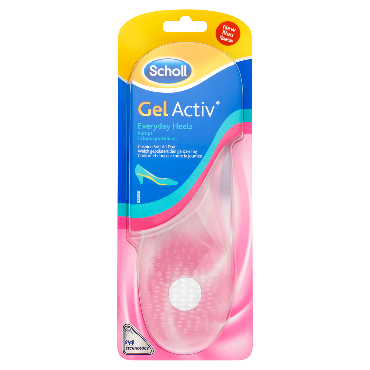 Scholl Vložky do topánok s podpätkom na celodenné nosenie GelActiv