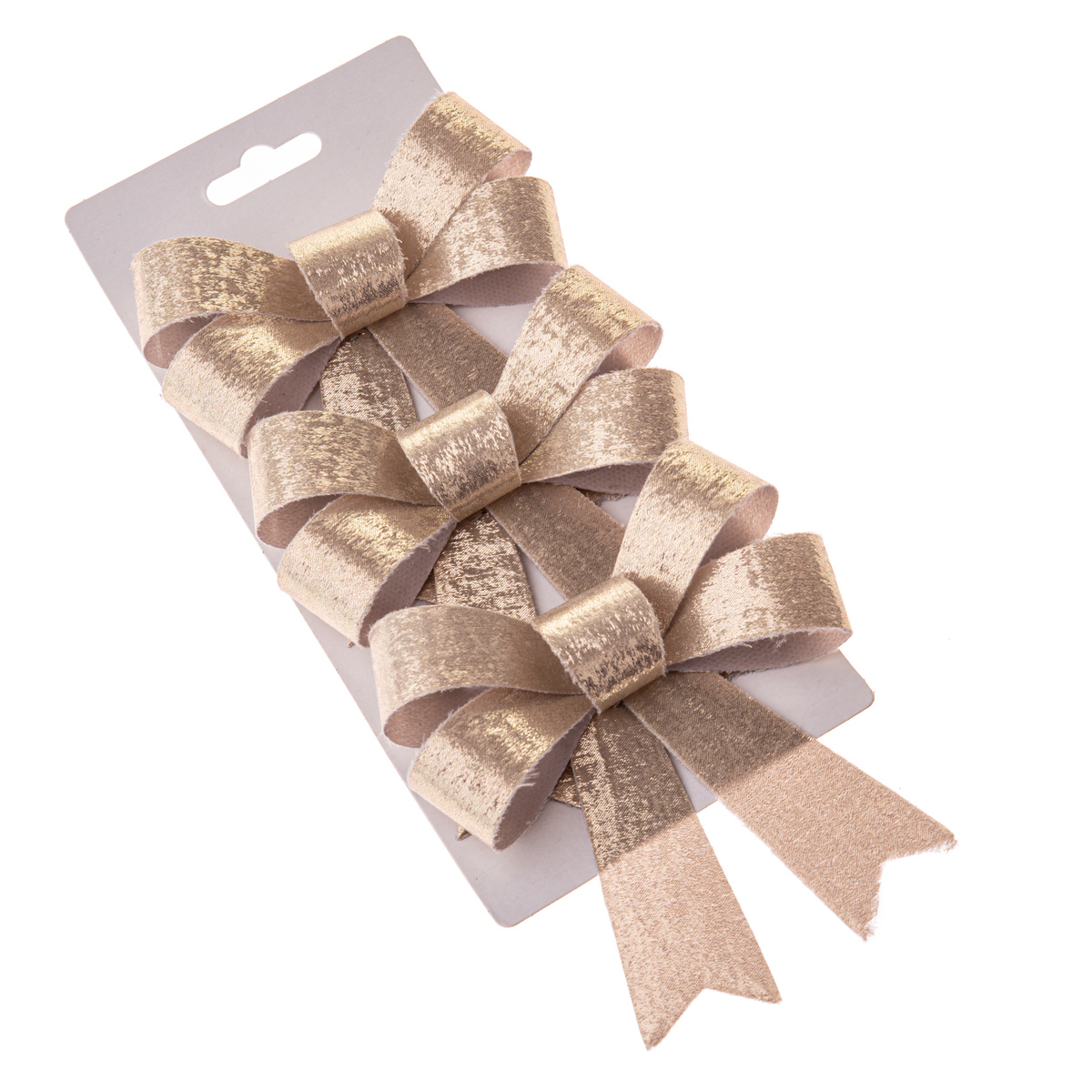 Set vianočných mašlí 10 x 13 cm