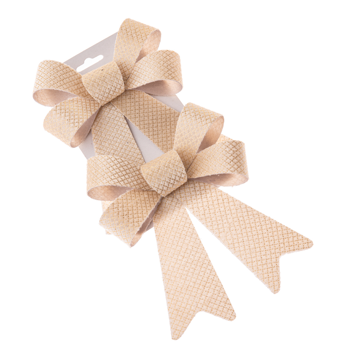 Set vianočných mašlí 14 x 20 cm