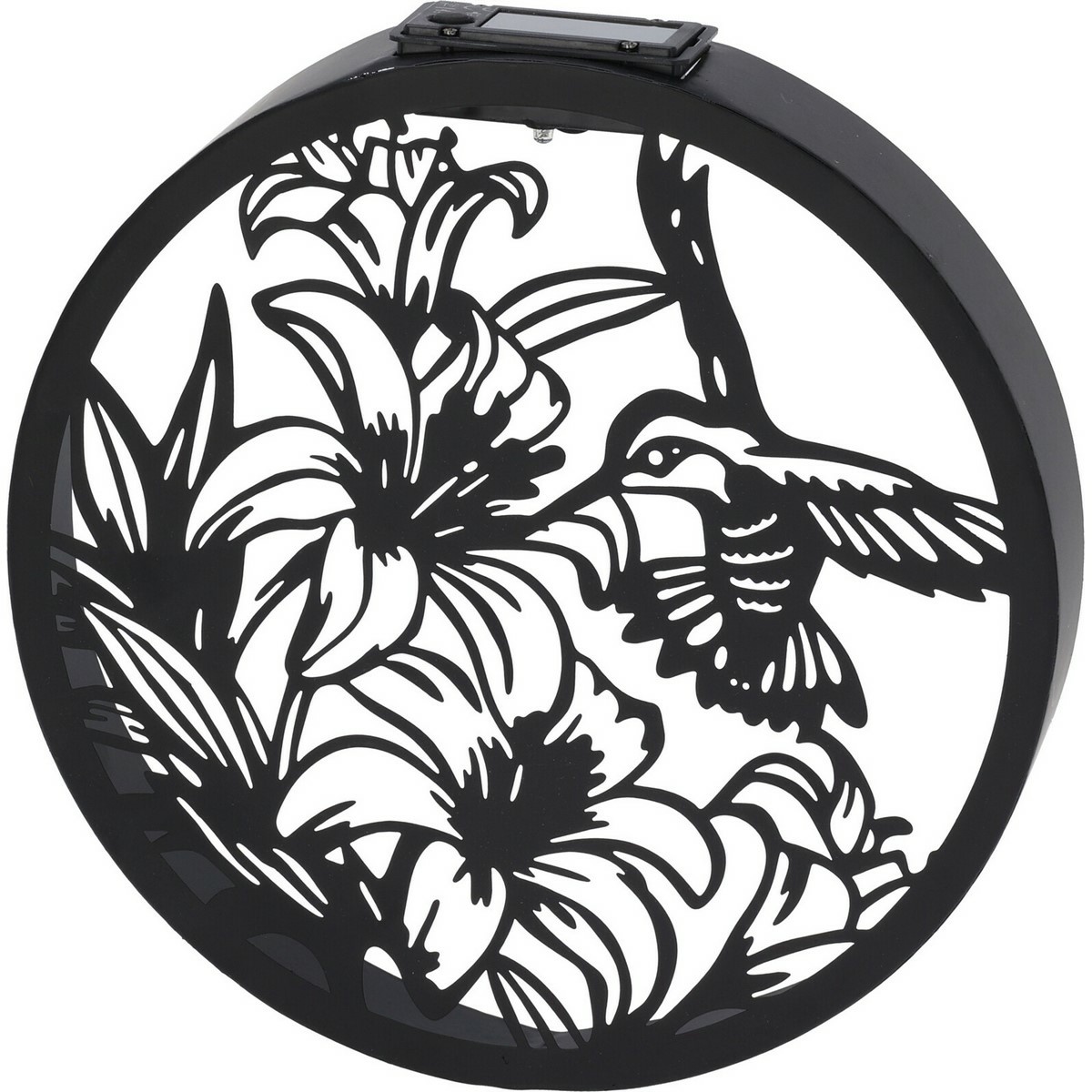 Solárna nástenná dekorácia Kolibrík 25 x 5 cm