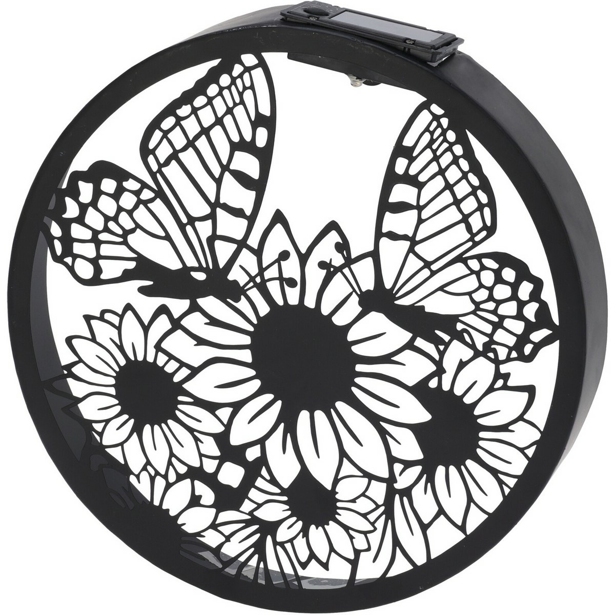 Solárna nástenná dekorácia Motýle 25 x 5 cm