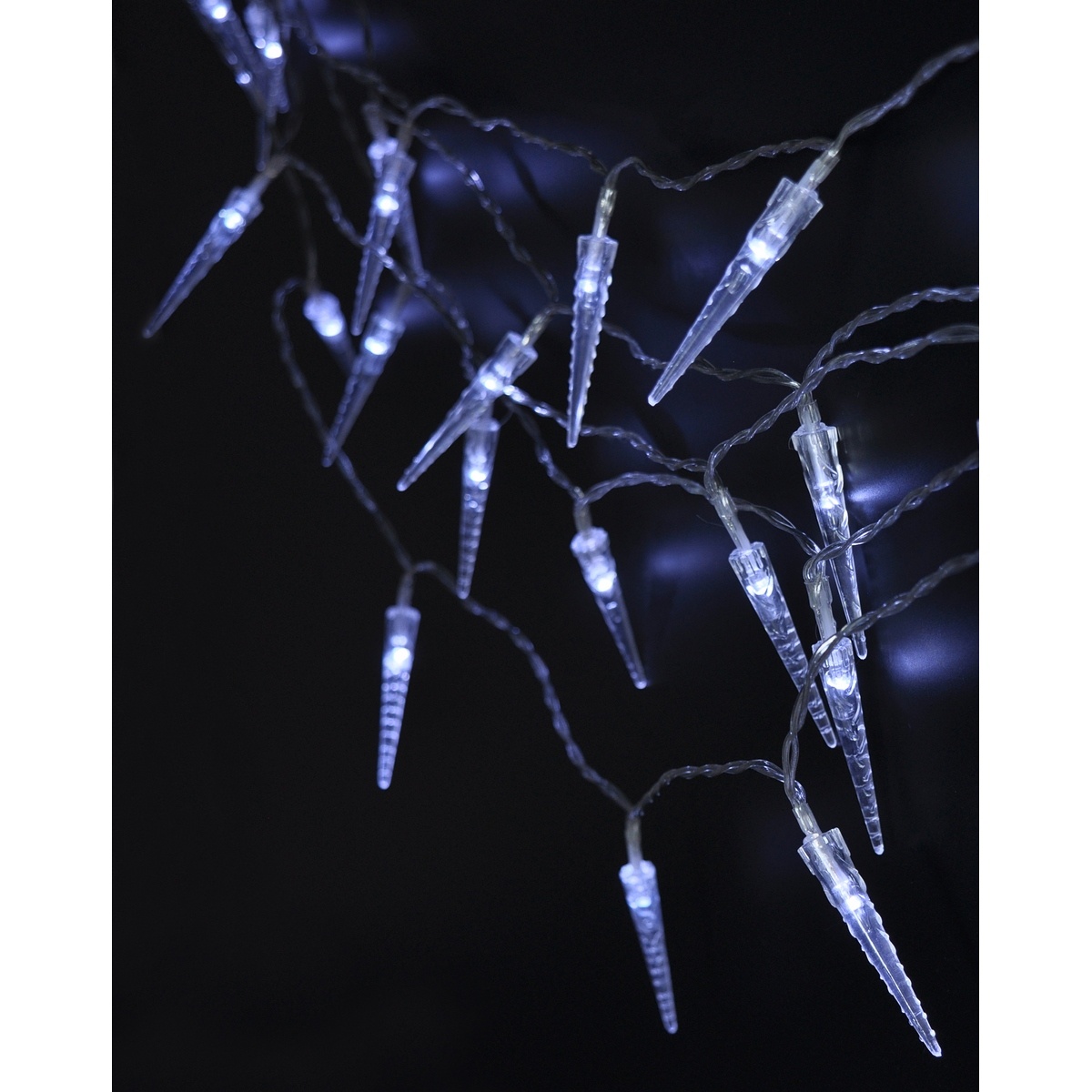 Solight Svetelná vonkajšia reťaz s 50 LED akrylátovými cencúľmi Solight Svetelná vonkajšia reťaz s 50 LED akrylátovými cencúľmi