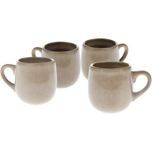 Súprava 4 keramických hrnčekov Warm 100 ml