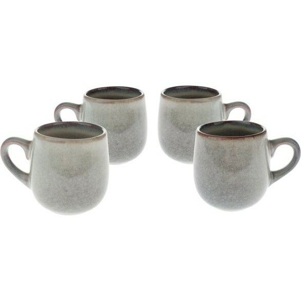 Súprava 4 keramických hrnčekov Warm 100 ml