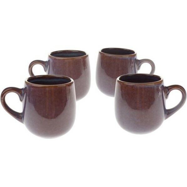 Súprava 4 keramických hrnčekov Warm 100 ml