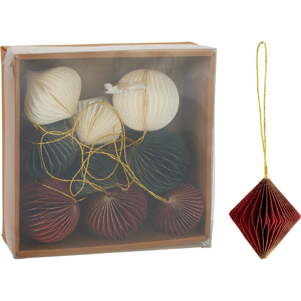 Súprava 9 ks vianočných ozdôb Ornaments