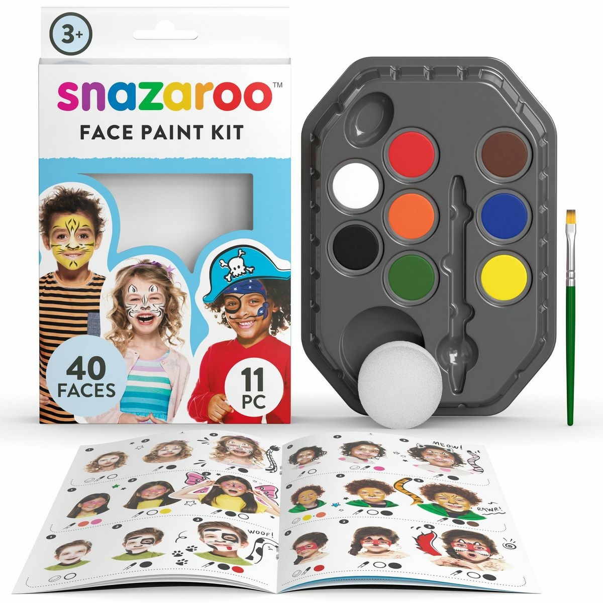 Súprava farby na tvár v krabičke 15x24x3cm 18m+ Súprava farby na tvár v krabičke 15x24x3cm 18m+