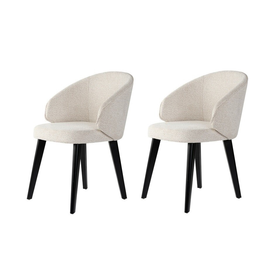 Súprava jedálenských stoličiek Bentley White and Black Súprava jedálenských stoličiek Bentley White and Black