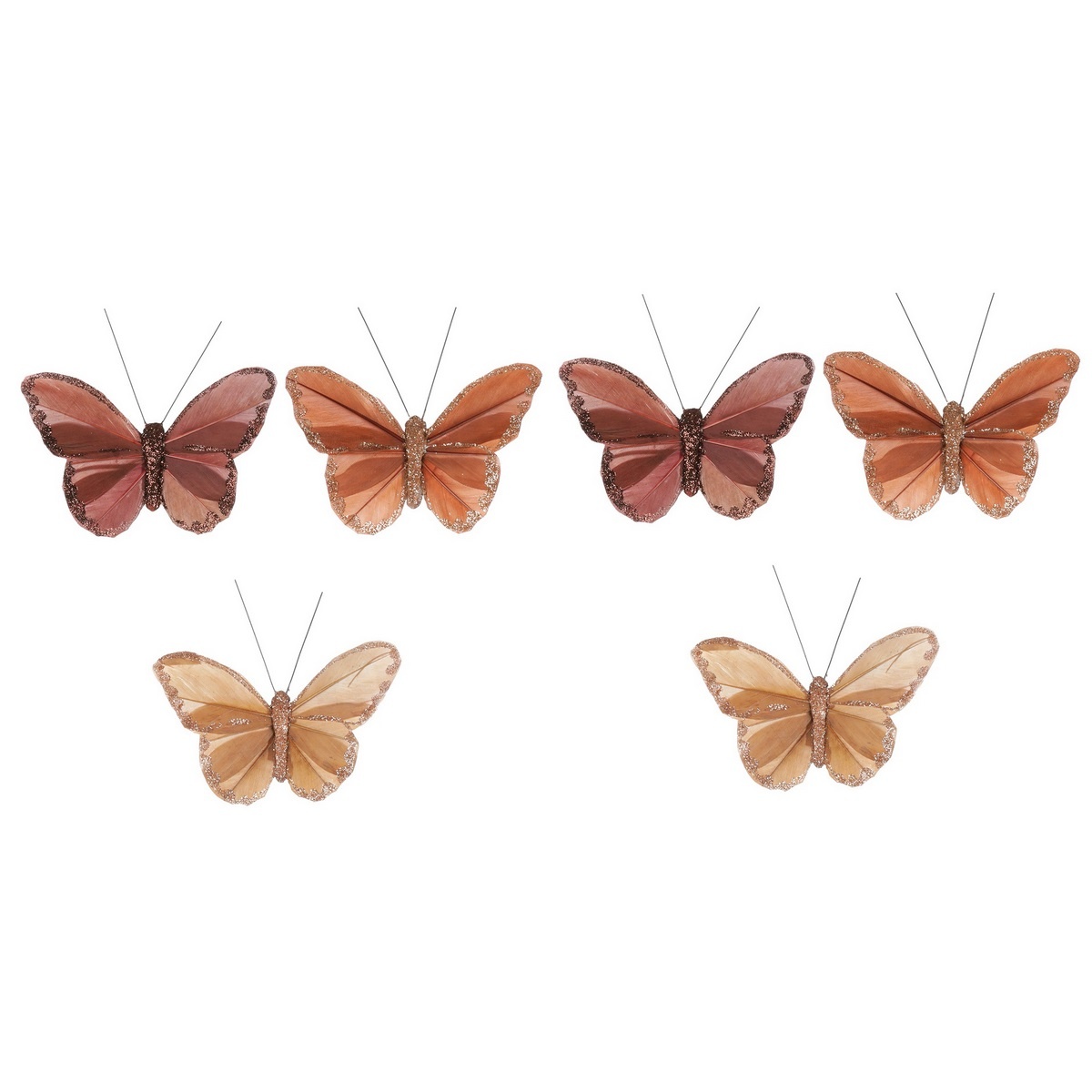 Súprava motýľov s klipom Súprava motýľov s klipom