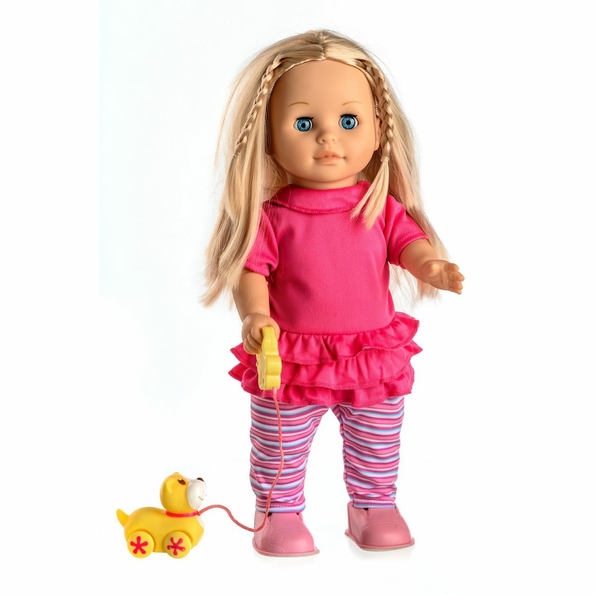 Teddies bábika Sofinka s pejskem chodící a mluvící 42 cm Teddies bábika Sofinka s pejskem chodící a mluvící 42 cm