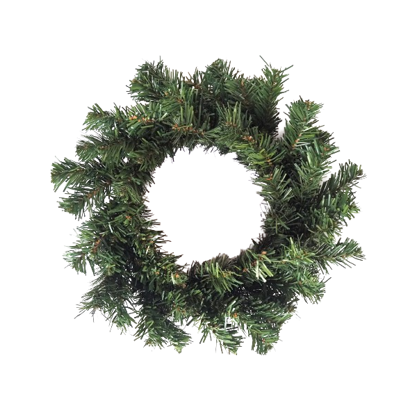 Umelý zelený veniec nezdobený