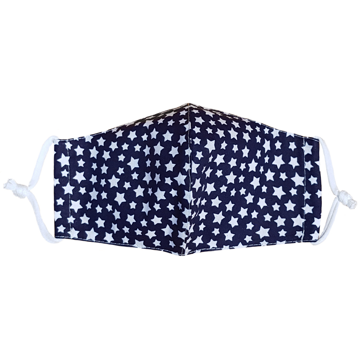 Ústne bavlnené rúško Hviezdičky tmavomodrá