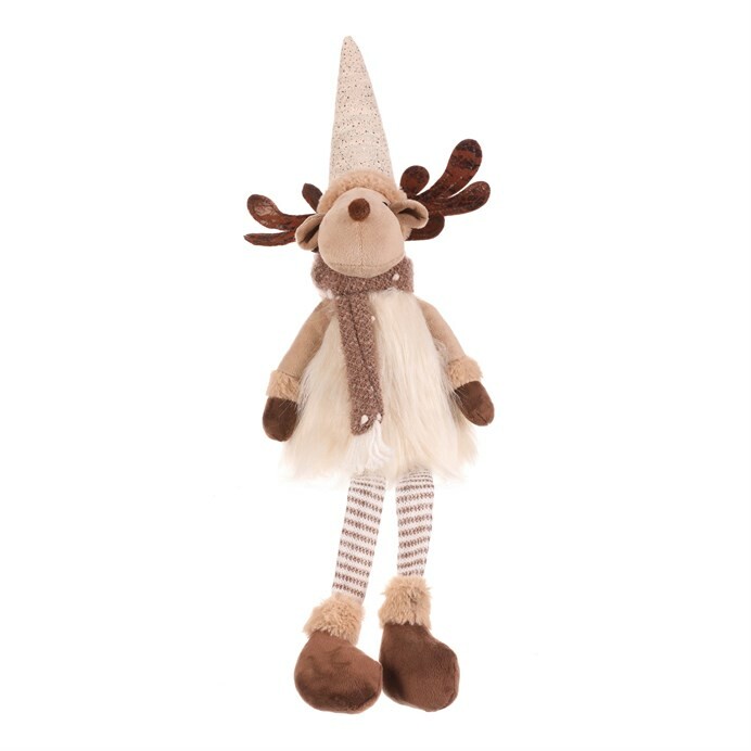 Vianočná dekorácia Sob visiace nohy Vianočná dekorácia Sob visiace nohy