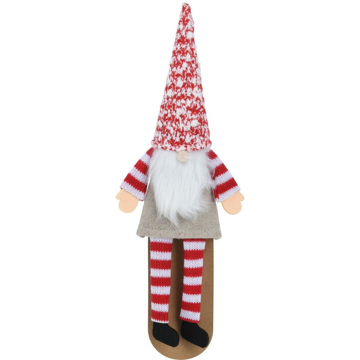 Vianočná dekorácia na fľašu Škriatok Vianočná dekorácia na fľašu Škriatok