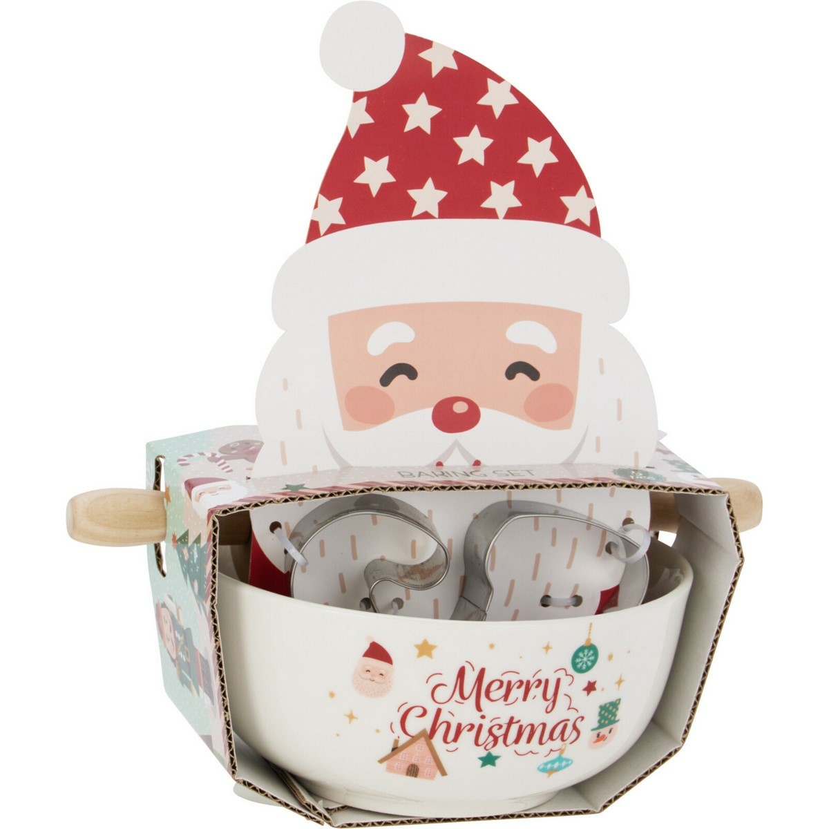 Vianočná súprava na pečenie Santa – miska