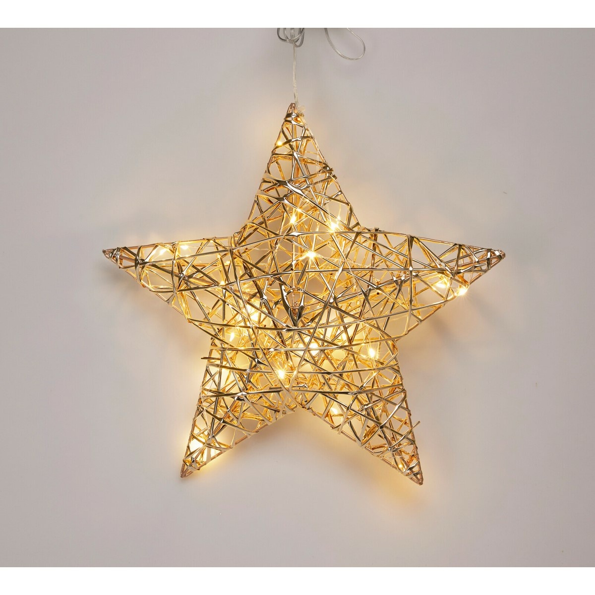 Vianočná svietiaca hviezda Champagne