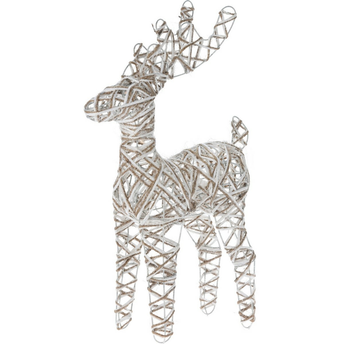 Vianočný LED sob Greyse sivá