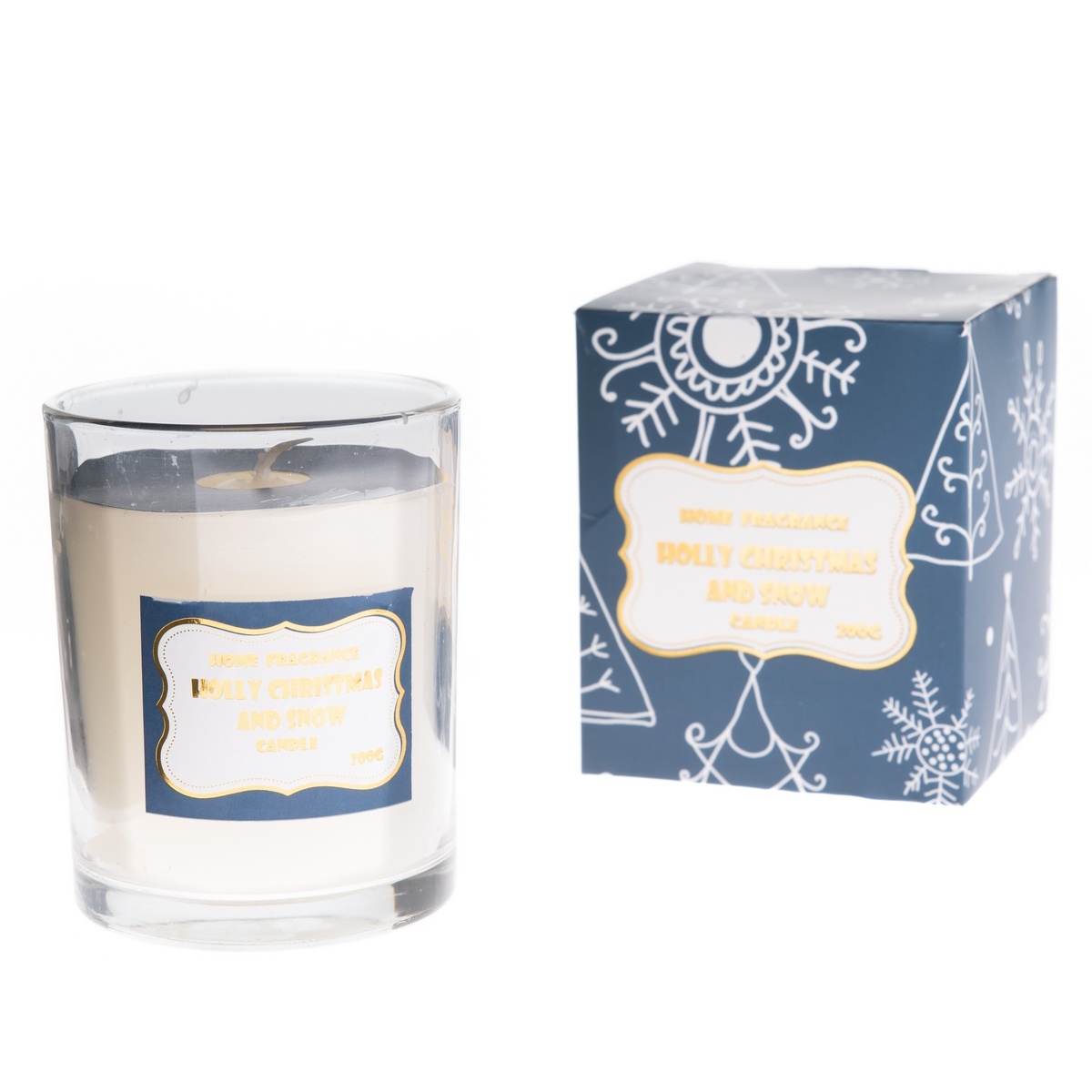 Vonná sviečka Vianoce a sneh