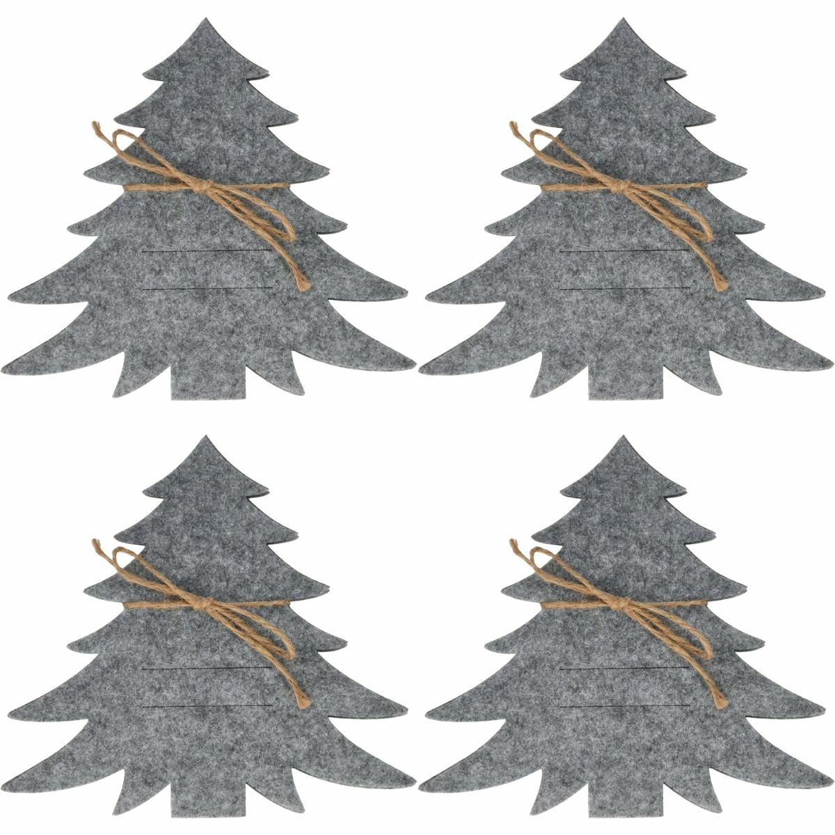 Vrecko na príbory X-Mas Tree sivá Vrecko na príbory X-Mas Tree sivá