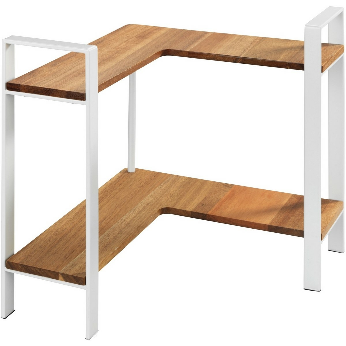 Wenko Kuchynská rohová polica z akácie Louisa